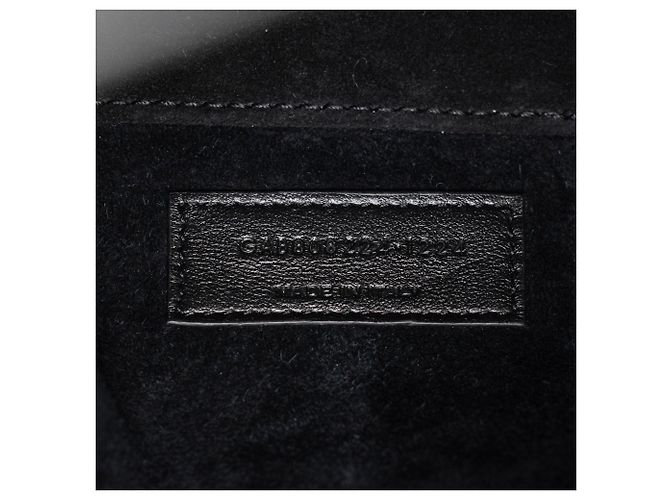 Borsa a secchiello Small Y in pelle Saint Laurent Nero - vista 6