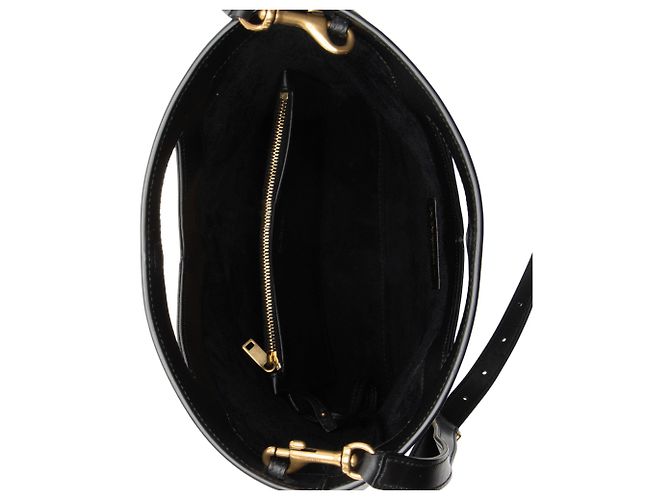 Borsa a secchiello Small Y in pelle Saint Laurent Nero - vista 7