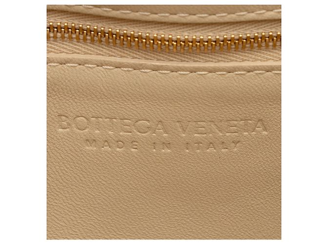 Borsa a tracolla Maxi Cassette in agnello Bottega Veneta Marrone Beige - vista 7