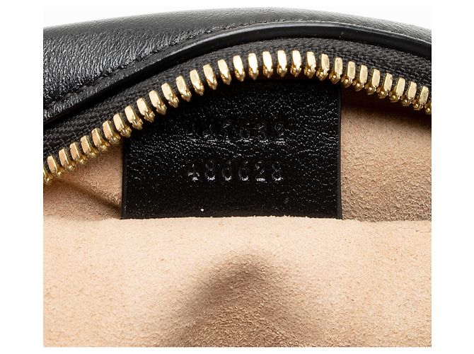 Sac bandoulière petit Gucci Matelasse GG Canvas GG Marmont Marron Beige - vue 6