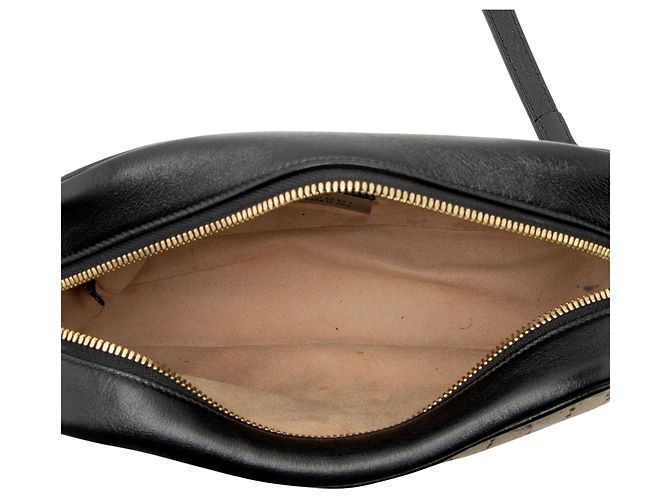 Sac bandoulière petit Gucci Matelasse GG Canvas GG Marmont Marron Beige - vue 7
