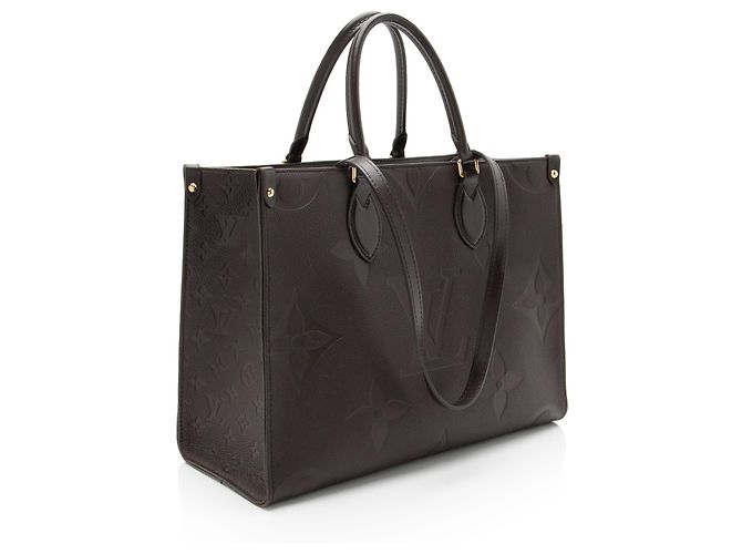 Tote Giant Monogram Empreinte Onthego MM Louis Vuitton Marrone - vista 2