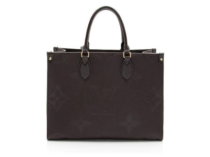 Tote Giant Monogram Empreinte Onthego MM Louis Vuitton Marrone - vista 3