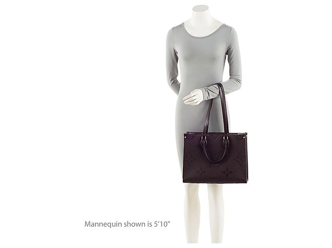 Tote Giant Monogram Empreinte Onthego MM Louis Vuitton Marrone - vista 5
