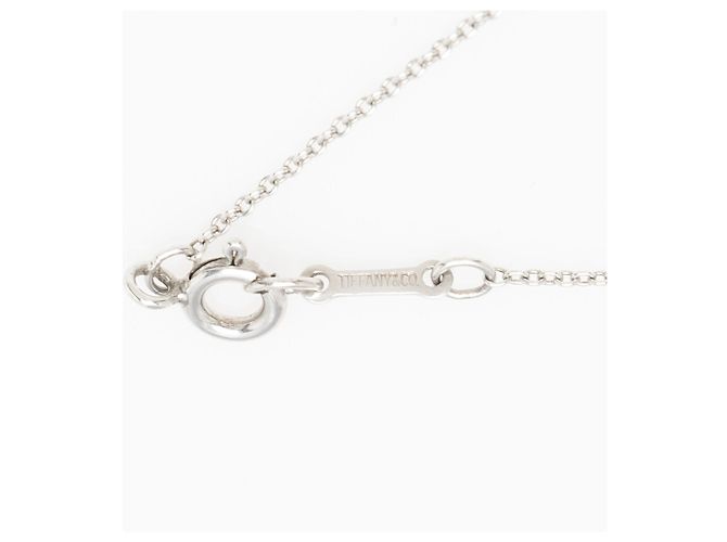 Collana cuore intero in argento sterling Vintage Elsa Peretti di Tiffany & Co. Metallico - vista 3