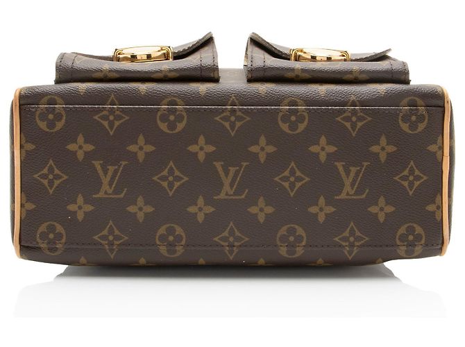 Borsa Manhattan PM in tela Monogram Vintage Louis Vuitton Marrone - vista 4
