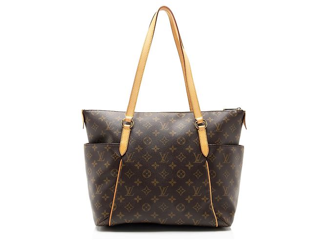 Tote Louis Vuitton Monogram Canvas Totally MM Marrone - vista 3