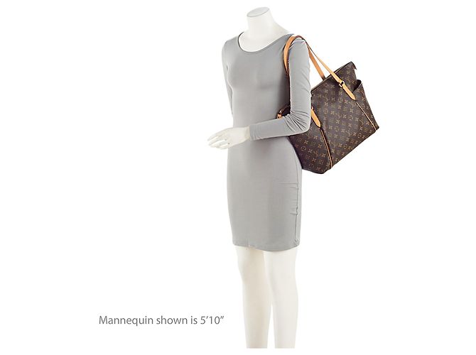 Tote Louis Vuitton Monogram Canvas Totally MM Marrone - vista 5