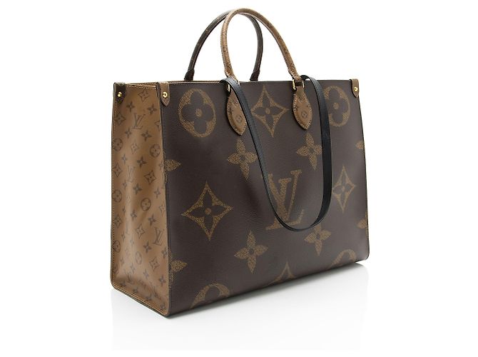 Onthego GM Tote aus Giant Monogram Canvas Louis Vuitton Braun - Ansicht 2
