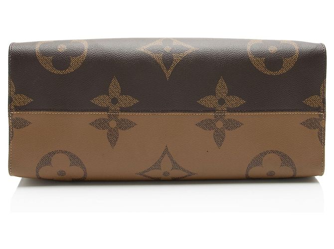 Onthego GM Tote aus Giant Monogram Canvas Louis Vuitton Braun - Ansicht 4