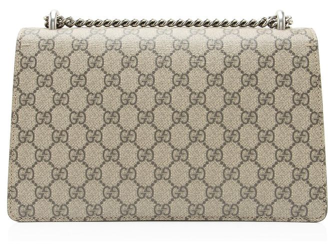 Borsa a tracolla Gucci GG Supreme Dionysus Medium Marrone Beige - vista 3