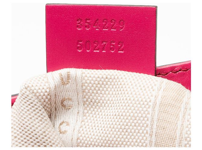 Borsa a secchiello Diamante in pelle lucida Gucci Rosa - vista 2