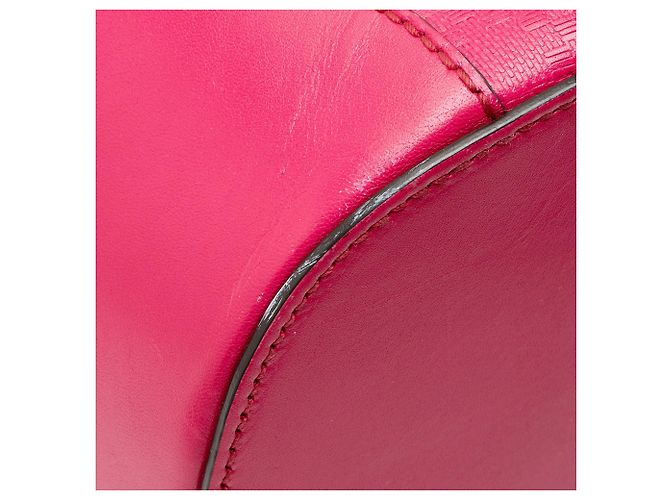 Borsa a secchiello Diamante in pelle lucida Gucci Rosa - vista 9
