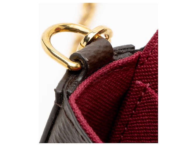 Louis Vuitton Monogram Canvas Felicie Pochette Marrone - vista 10