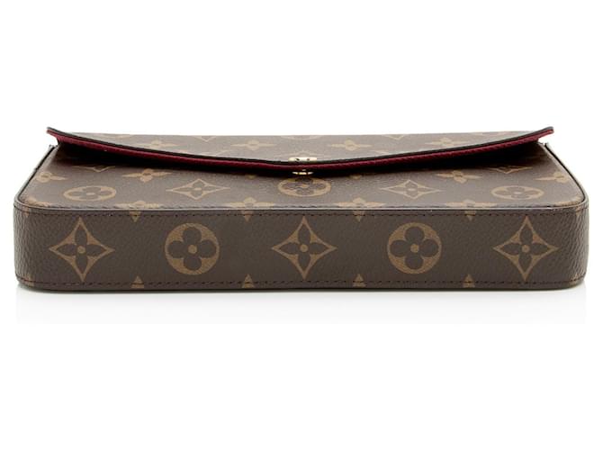 Louis Vuitton Monogram Canvas Felicie Pochette Marrone - vista 4