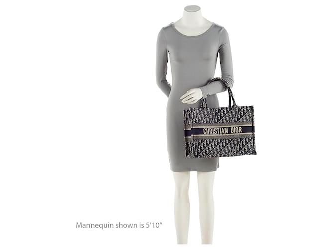 Tote Dior Oblique Medium Azul - vista 5