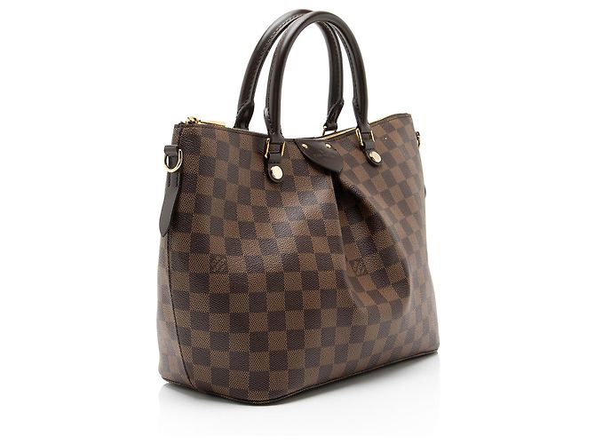 Louis Vuitton Damier Ebene Siena MM Satchel Brown - view 2