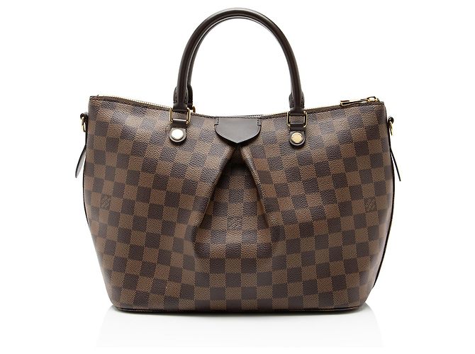 Louis Vuitton Damier Ebene Siena MM Satchel Brown - view 3