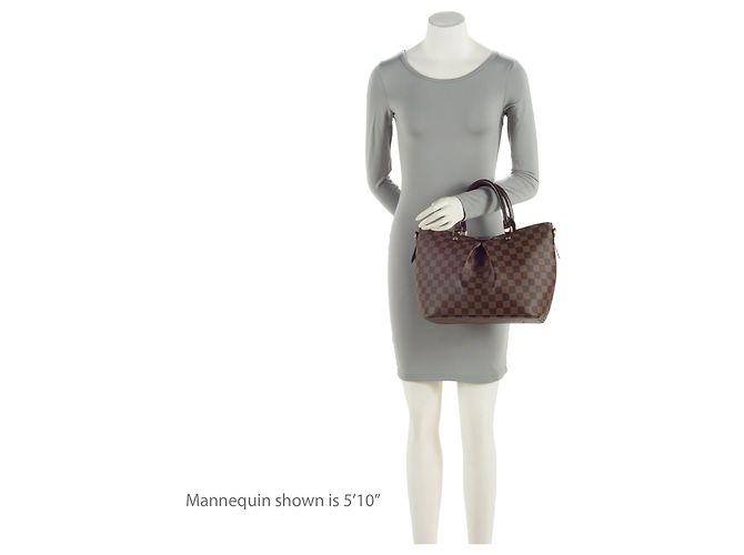 Louis Vuitton Damier Ebene Siena MM Satchel Brown - view 5