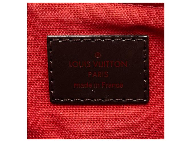 Louis Vuitton Damier Ebene Siena MM Satchel Brown - view 7