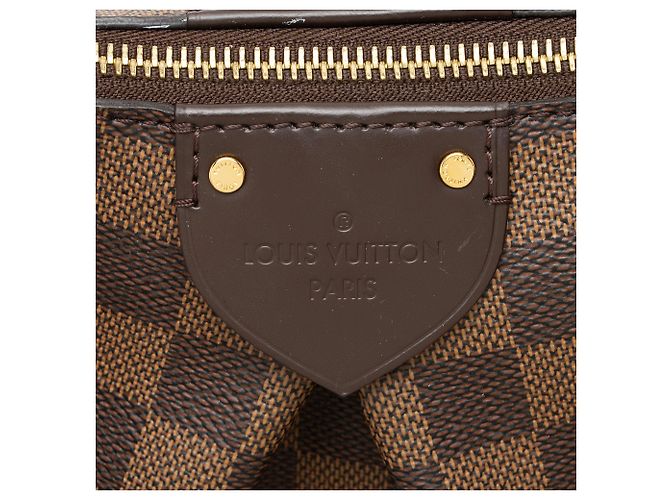 Louis Vuitton Damier Ebene Siena MM Satchel Brown - view 8