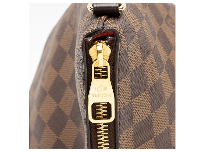 Louis Vuitton Damier Ebene Siena MM Satchel Brown - view 9