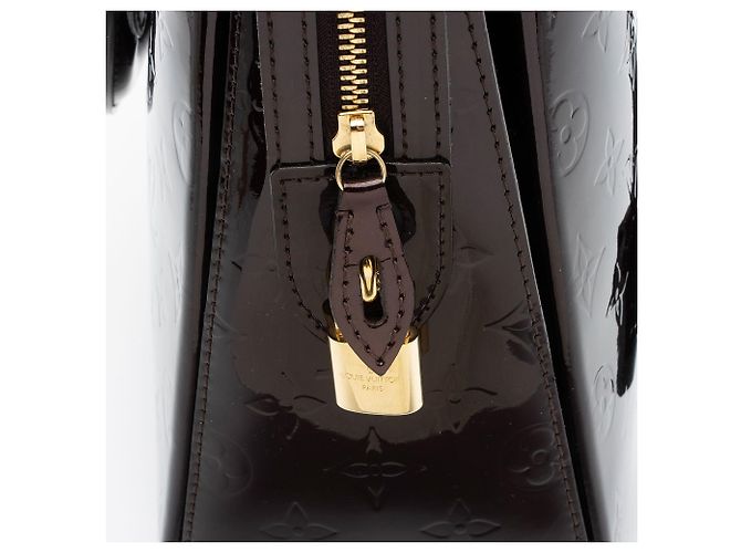 Borsa Louis Vuitton Monogram Vernis Melrose Avenue Rosso - vista 10