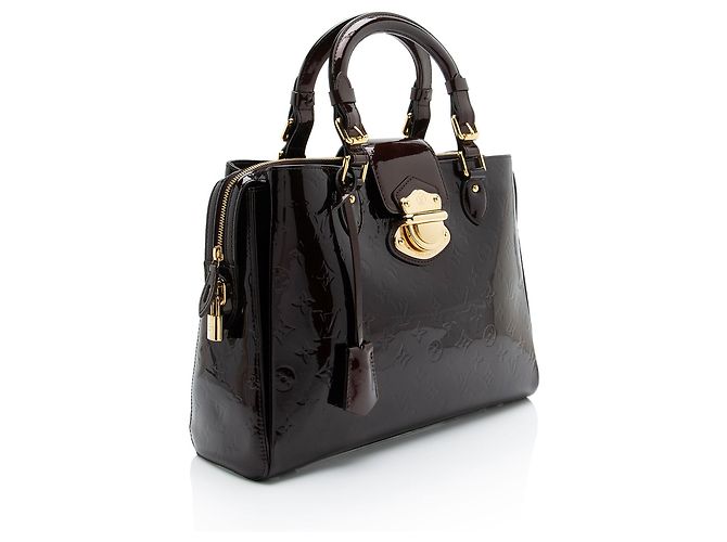 Borsa Louis Vuitton Monogram Vernis Melrose Avenue Rosso - vista 2