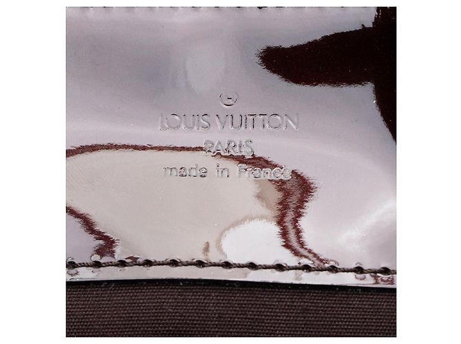 Borsa Louis Vuitton Monogram Vernis Melrose Avenue Rosso - vista 8
