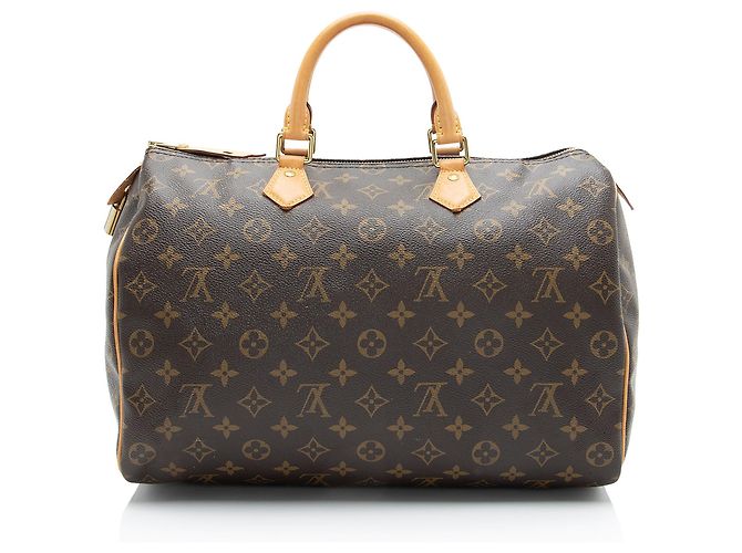 Louis Vuitton Monogram Canvas Speedy 35 Satchel Braun - Ansicht 3