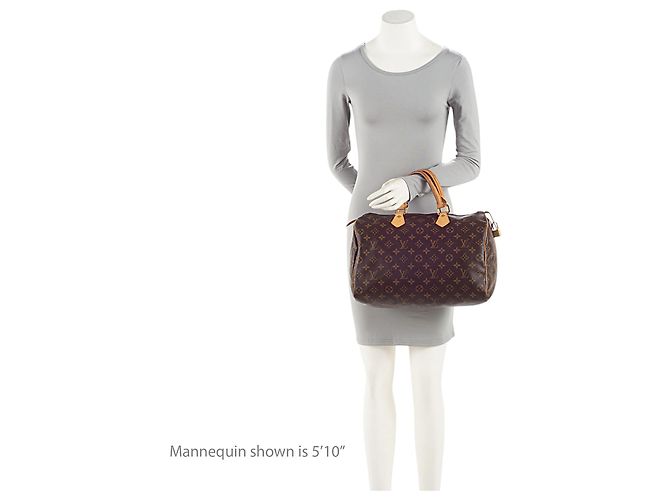 Louis Vuitton Monogram Canvas Speedy 35 Satchel Braun - Ansicht 5
