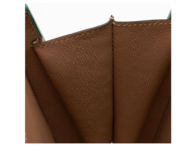 Gucci Sylvie 1969 Mini Top Handle aus Lackleder Grün - Ansicht 10