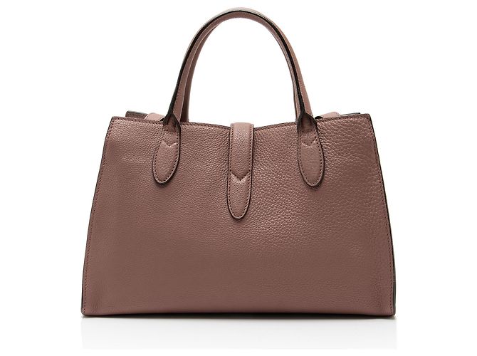 Borsa Jackie Small Tote in pelle martellata morbida Gucci Rosa - vista 3