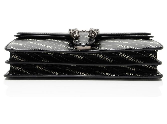 Borsa a tracolla Gucci x Balenciaga Leather The Hacker Project Dionysus Small Nero - vista 4