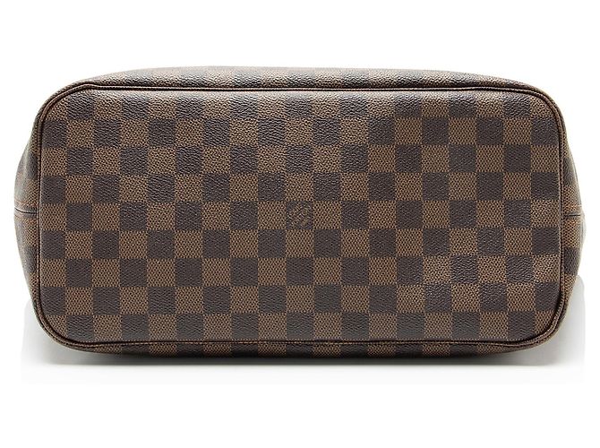 Louis Vuitton Damier Ebene Neverfull MM Tote Marrom - vista 4
