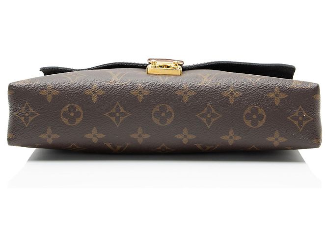Borsa a Spalla Louis Vuitton Monogram Canvas Pallas Chain Nero - vista 4