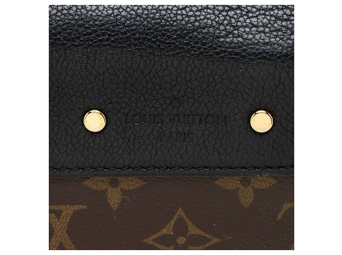 Borsa a Spalla Louis Vuitton Monogram Canvas Pallas Chain Nero - vista 9