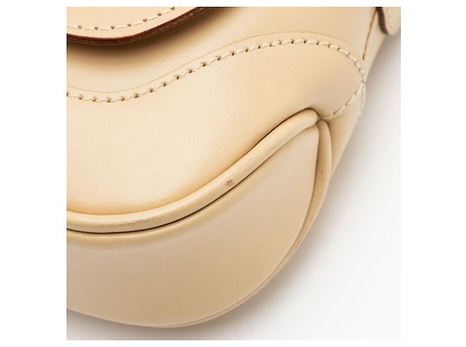 Borsa a Spalla Jackie Mini in Pelle Gucci Marrone Beige - vista 10