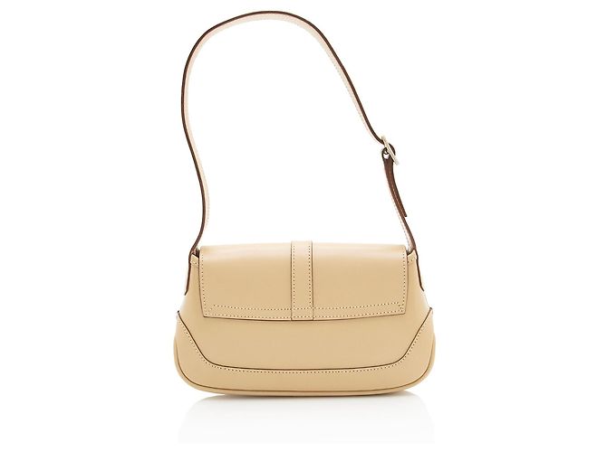 Borsa a Spalla Jackie Mini in Pelle Gucci Marrone Beige - vista 3