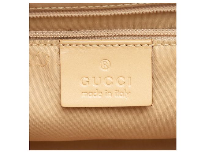 Borsa a Spalla Jackie Mini in Pelle Gucci Marrone Beige - vista 8