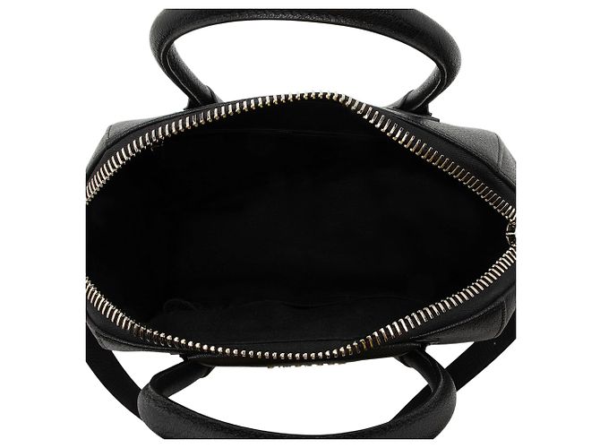 Borsa Givenchy Sugar Goatskin Antigona Small Nero - vista 7