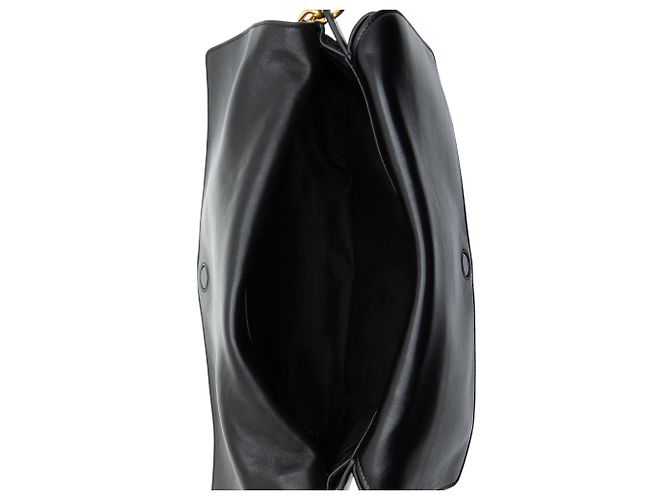 Borsa a tracolla grande in pelle Microguccissima Gucci Nero - vista 7
