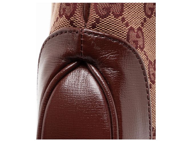 Borsa a Spalla Gucci GG Canvas Jackie 1961 Small Rosso - vista 10