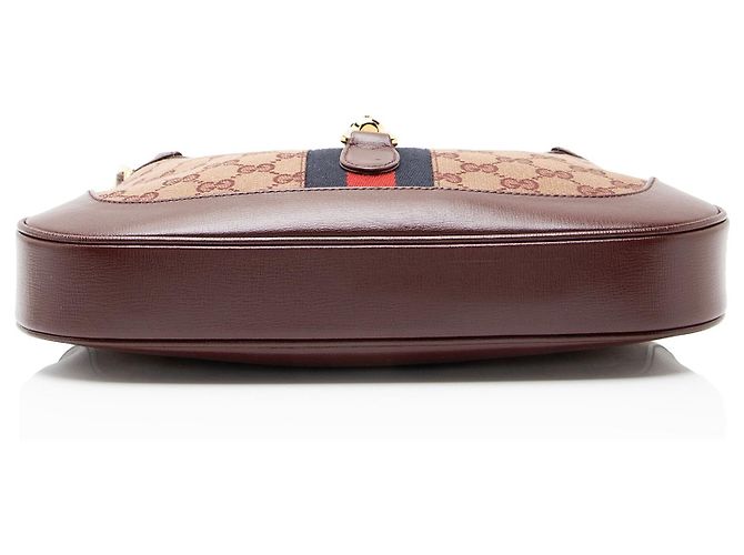 Borsa a Spalla Gucci GG Canvas Jackie 1961 Small Rosso - vista 4