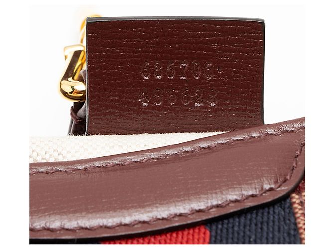 Borsa a Spalla Gucci GG Canvas Jackie 1961 Small Rosso - vista 6