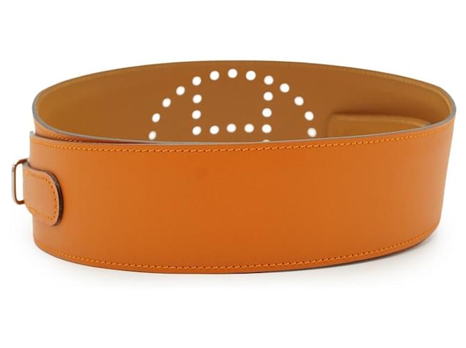 Hermès Hermes Ledergürtel Evelyne Orange - Ansicht 4