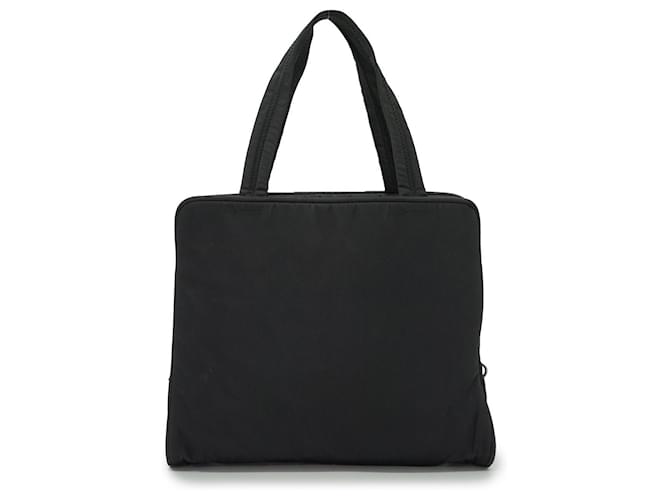 Tote Borsa in tessuto Prada Tessuto Nero - vista 2