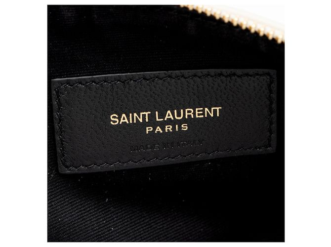Saint Laurent Jamie 4.3 Pochon Schultertasche aus Lammleder Größe Medium Weiß - Ansicht 10