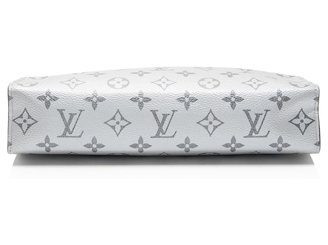 Pochette Louis Vuitton Monogram Eclipse Split Voyage MM Nero - vista 4