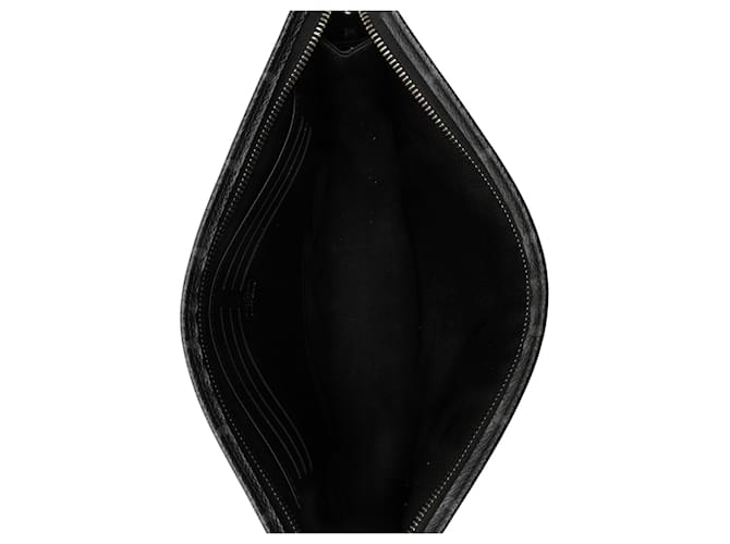 Pochette Louis Vuitton Monogram Eclipse Split Voyage MM Nero - vista 6